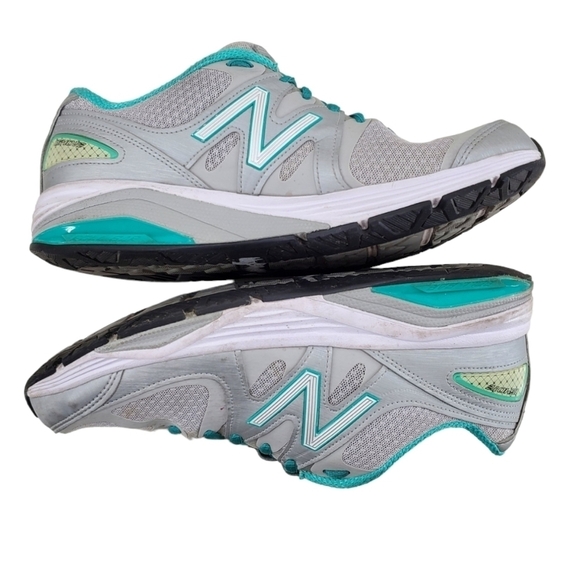 New Balance 1540v2 Shoes Womens sz 9 D Gray Green Teal Athletic Running USA Made - Picture 11 of 14